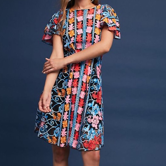 Anthropologie Dresses & Skirts - Anthropologie Eva Franco Ferrah embroidered dress